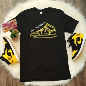 Nike Jordan 1 shoe AJ1 Custom Shirts Adult Sizes